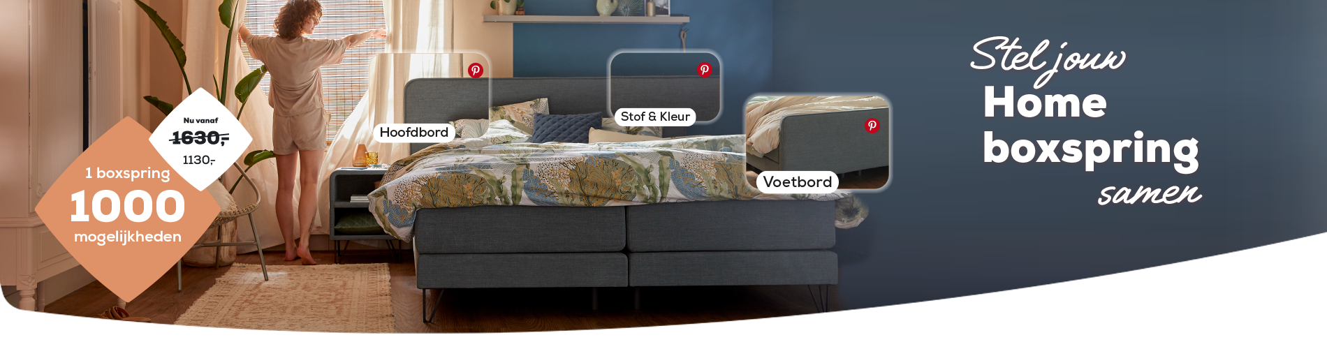 Stel jouw Home boxspring samen | Swiss Sense