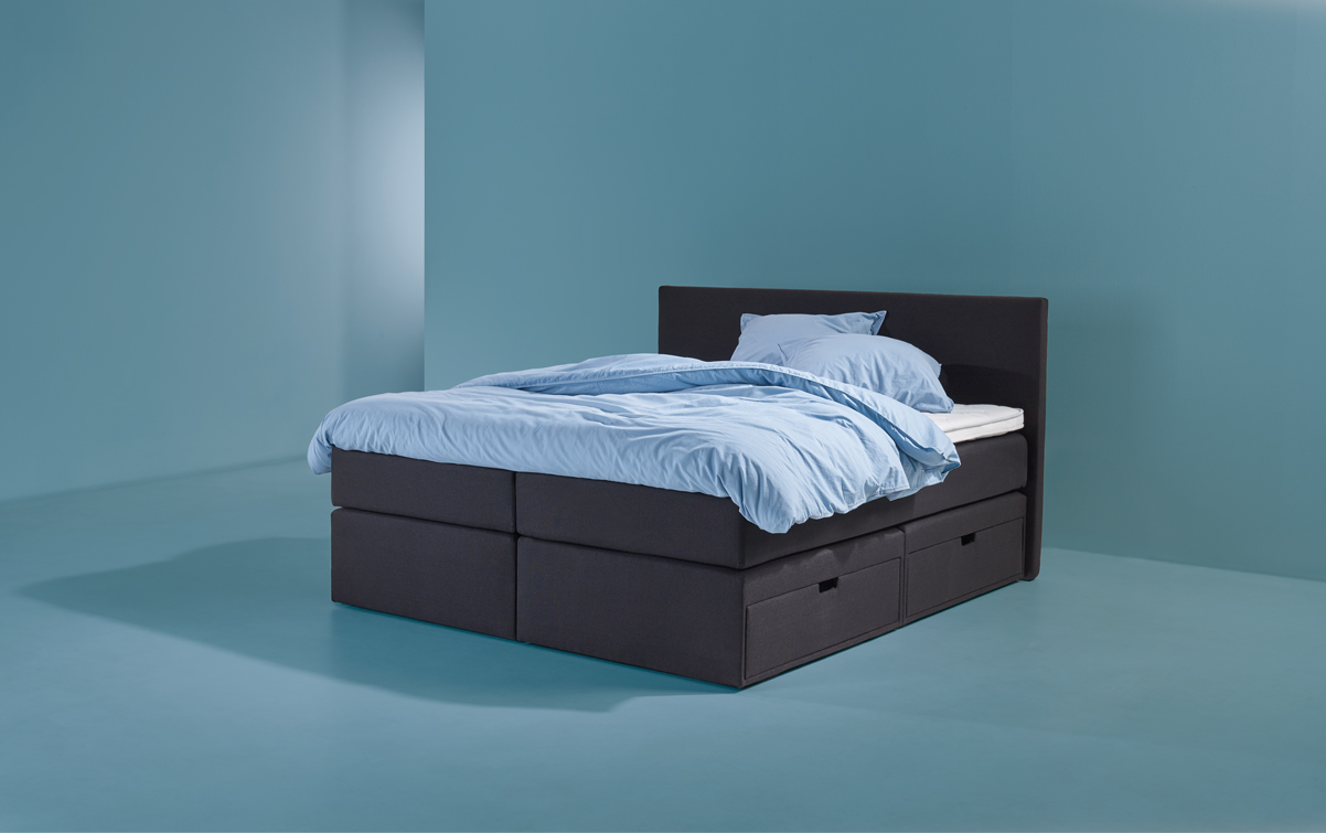 smart storage 1 zijkant 11 Zwarte Boxspring SMART storage 01