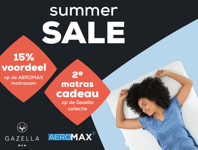 AEROMAX en Gazella Matrassen Voordeel | Swiss Sense