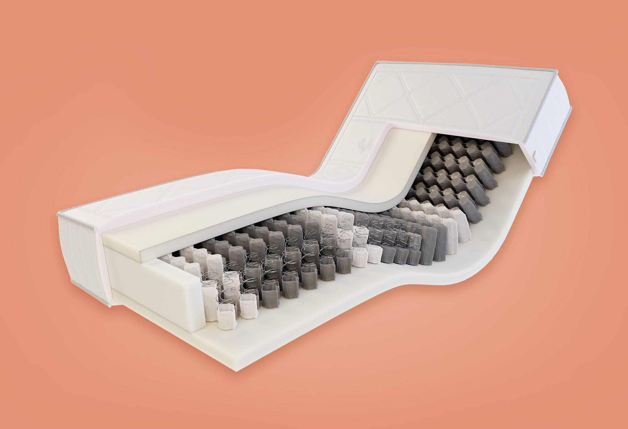 support iv 1 Gazella Support IV Pocketvering Matras