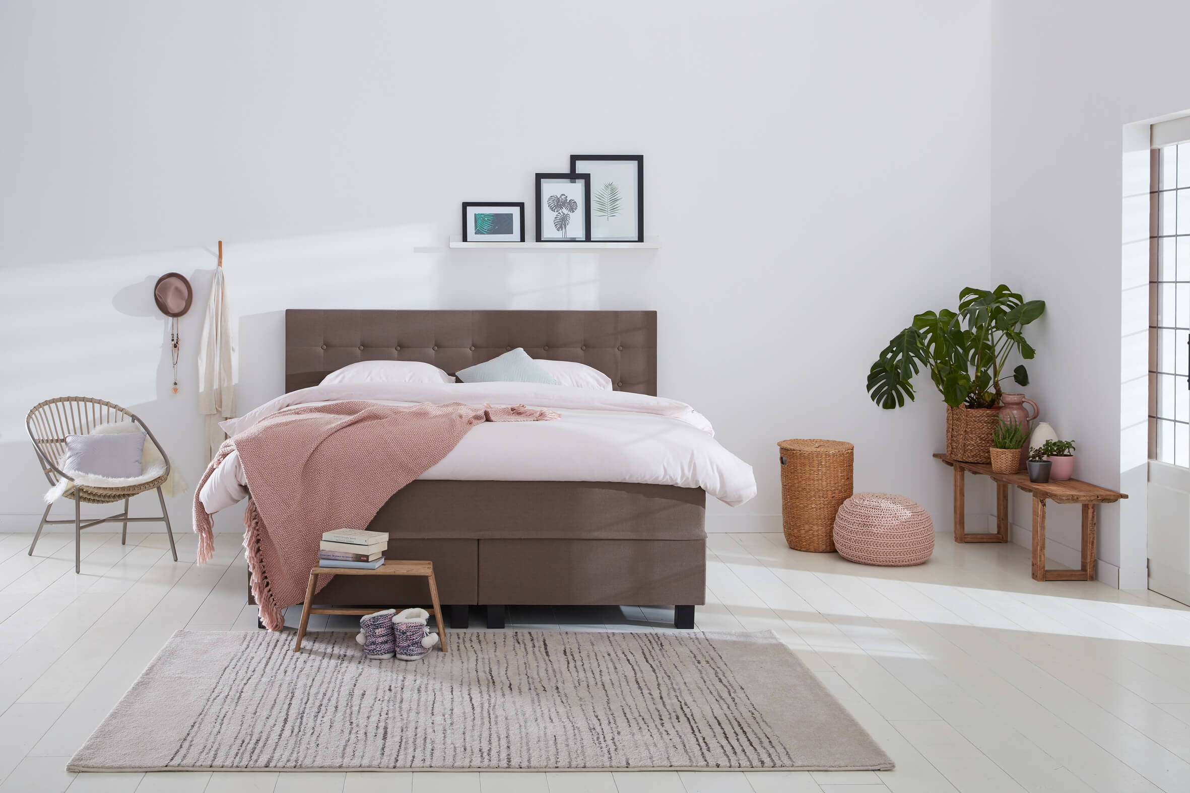 Grijze Boxspring Home 195