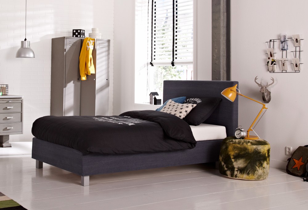 Zwarte Tiener boxspring Maxim