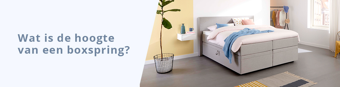 Wat is de hoogte van een boxspring? | Swisssense.nl