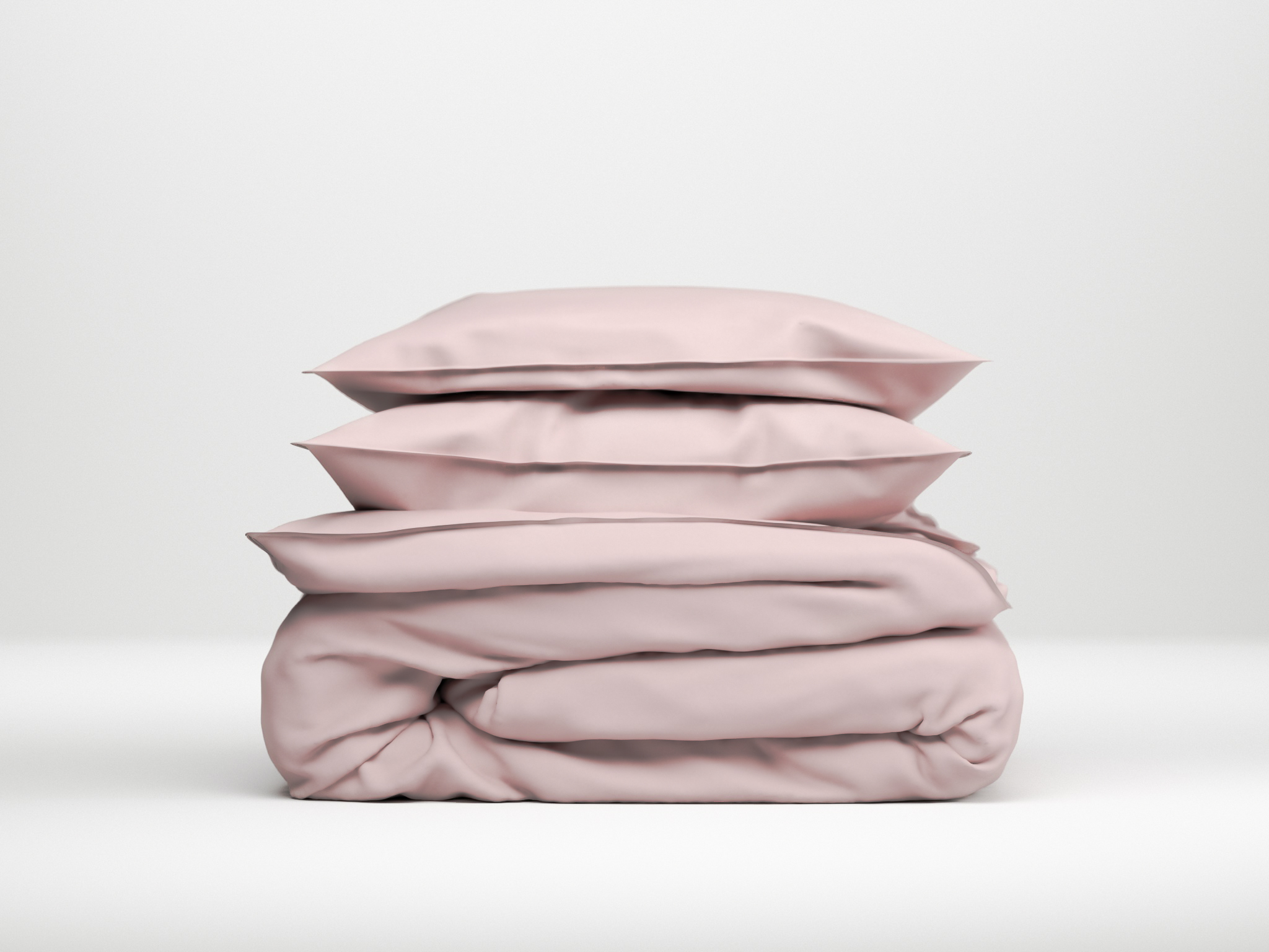 Zo!Home Lino Dekbedovertrek Shady Pink| Swiss Sense
