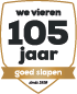 We vieren 105 jaar goed slapen