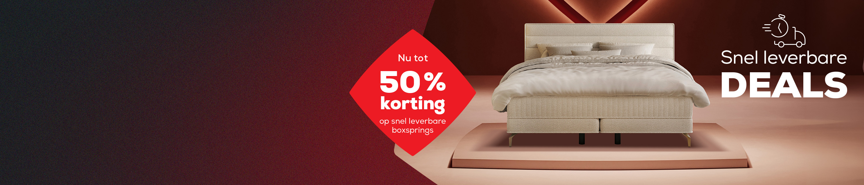 Snel leverbare boxsprings