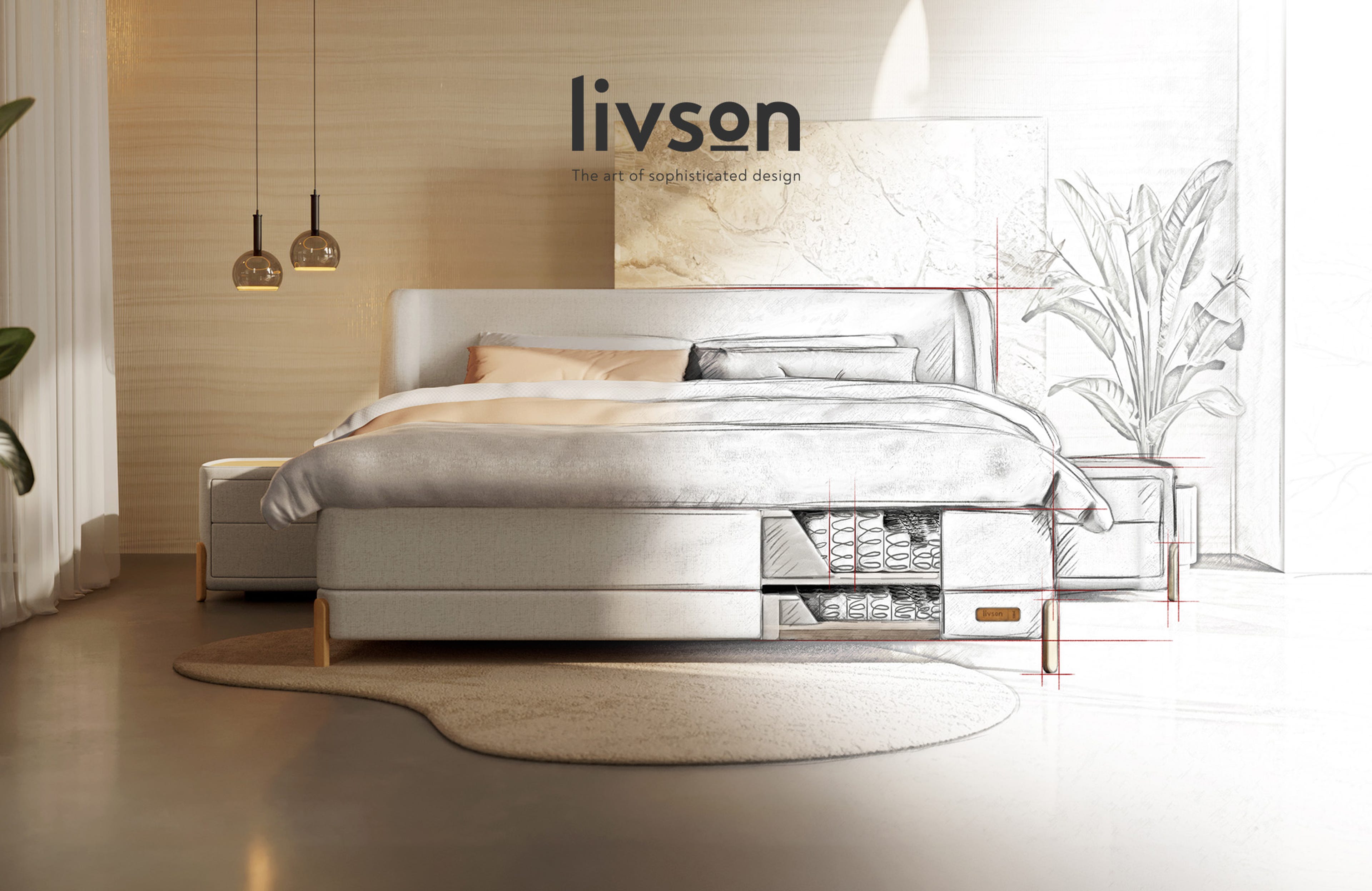 Boxspring LIVSON No. 4