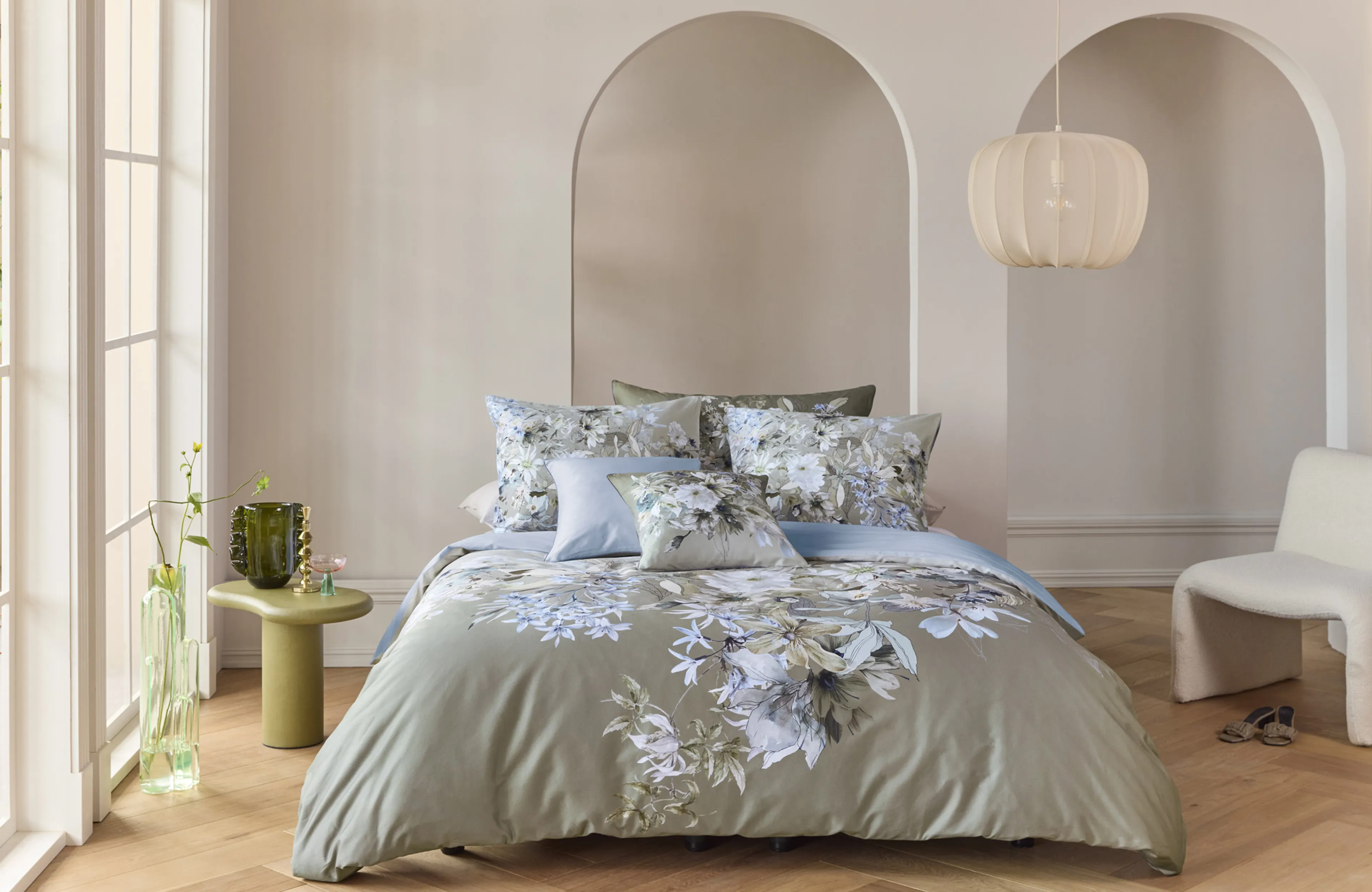 Kardol by Beddinghouse Saffron Dekbedovertrek Blue Grey