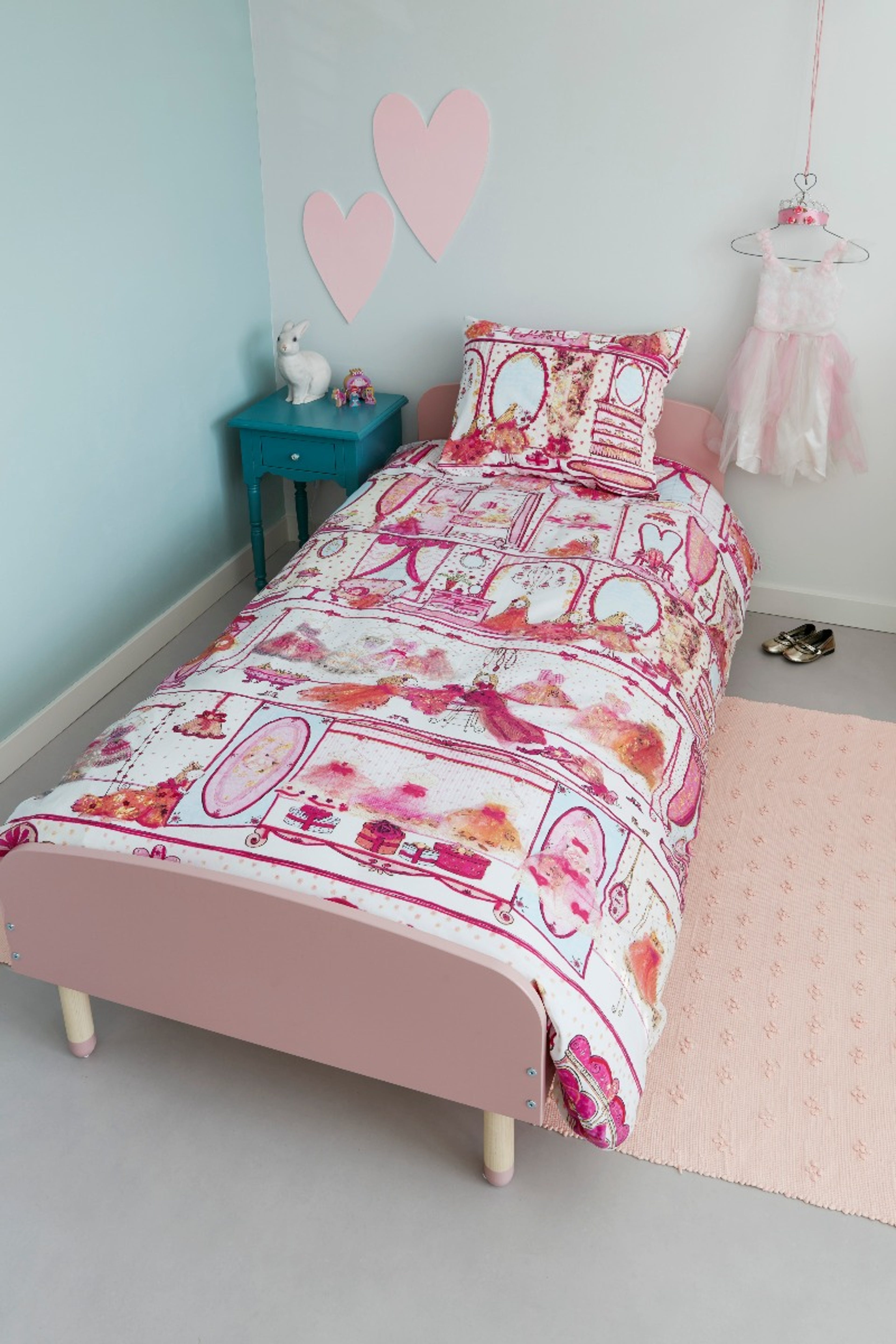 Beddinghouse Kids Princess Wardrobe Pink Dekbedovertrek