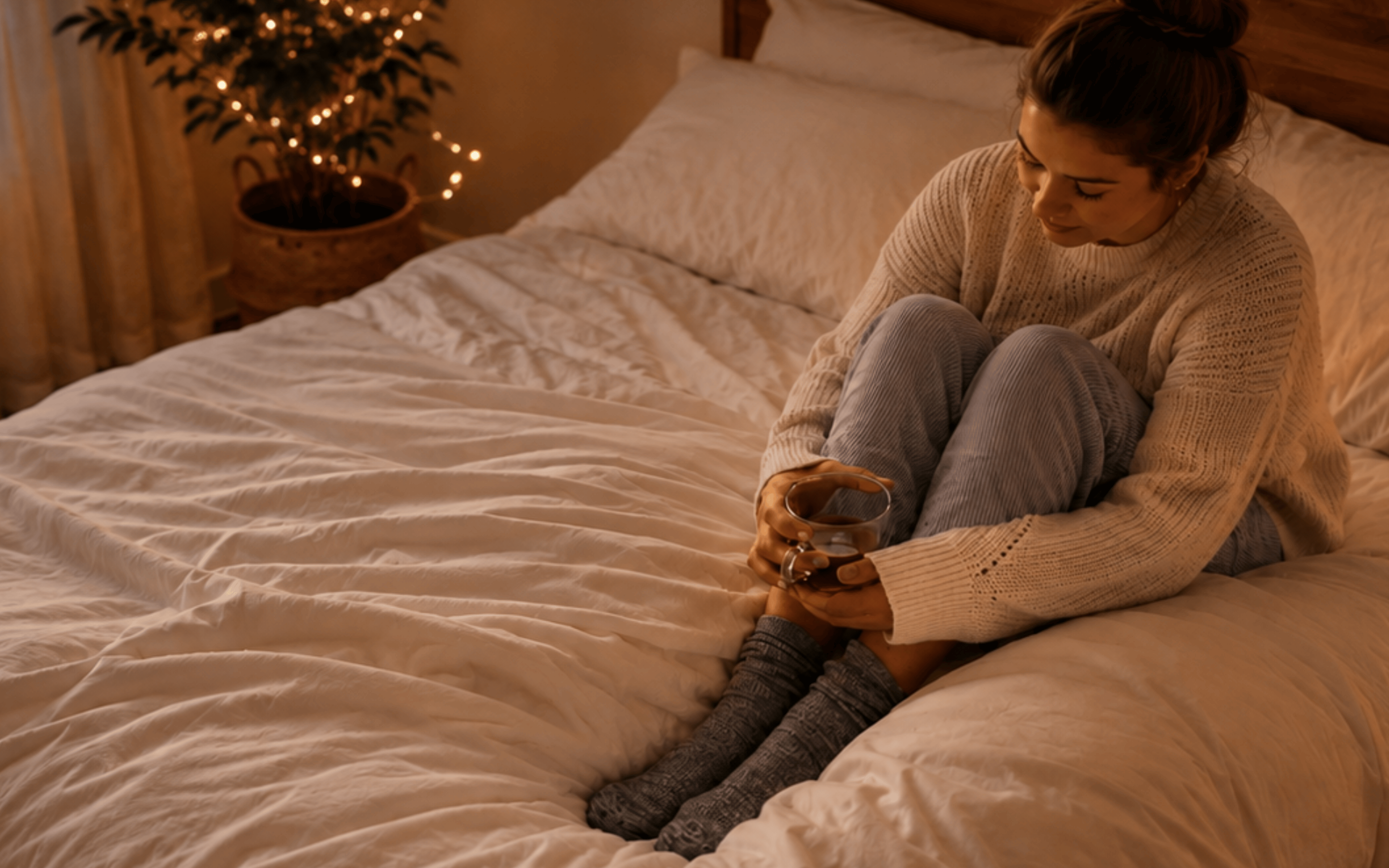 4. Houd je voeten warm