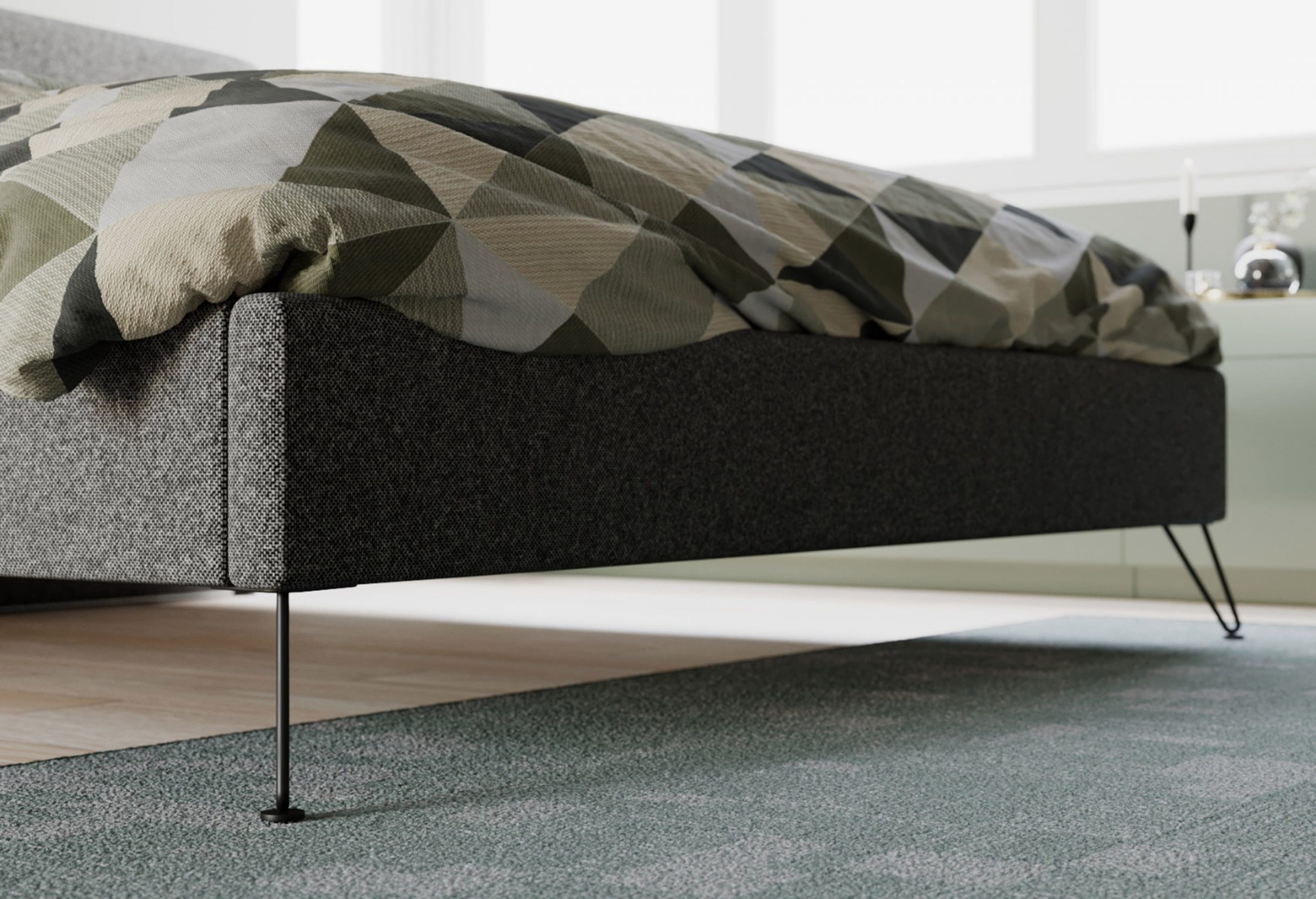 comet 06 1 Gestoffeerd Bedframe Online-Only Dream Comet