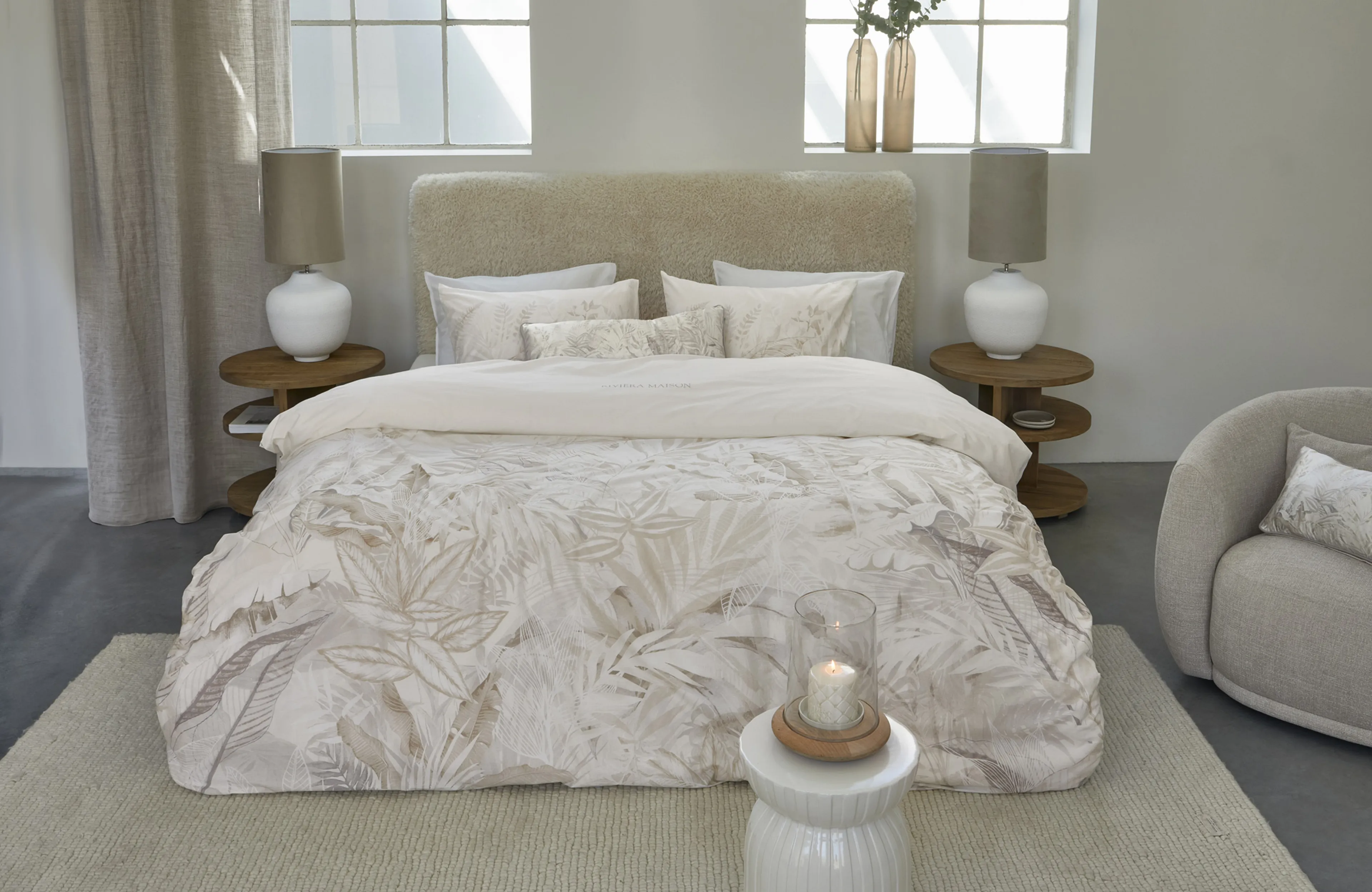 Rivièra Maison Soft Shades Dekbedovertrek Naturel