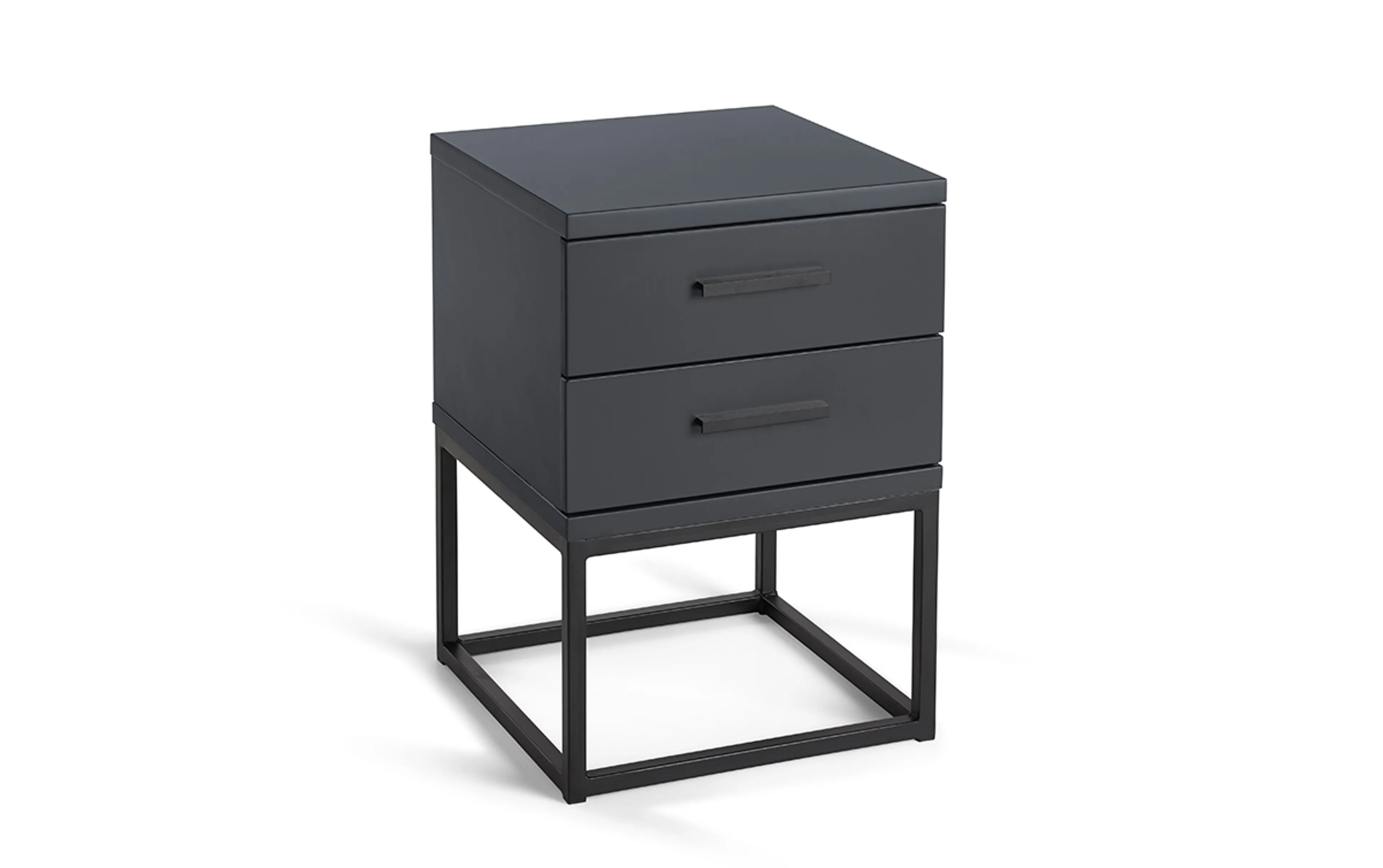 Nachtkast Cube Antraciet