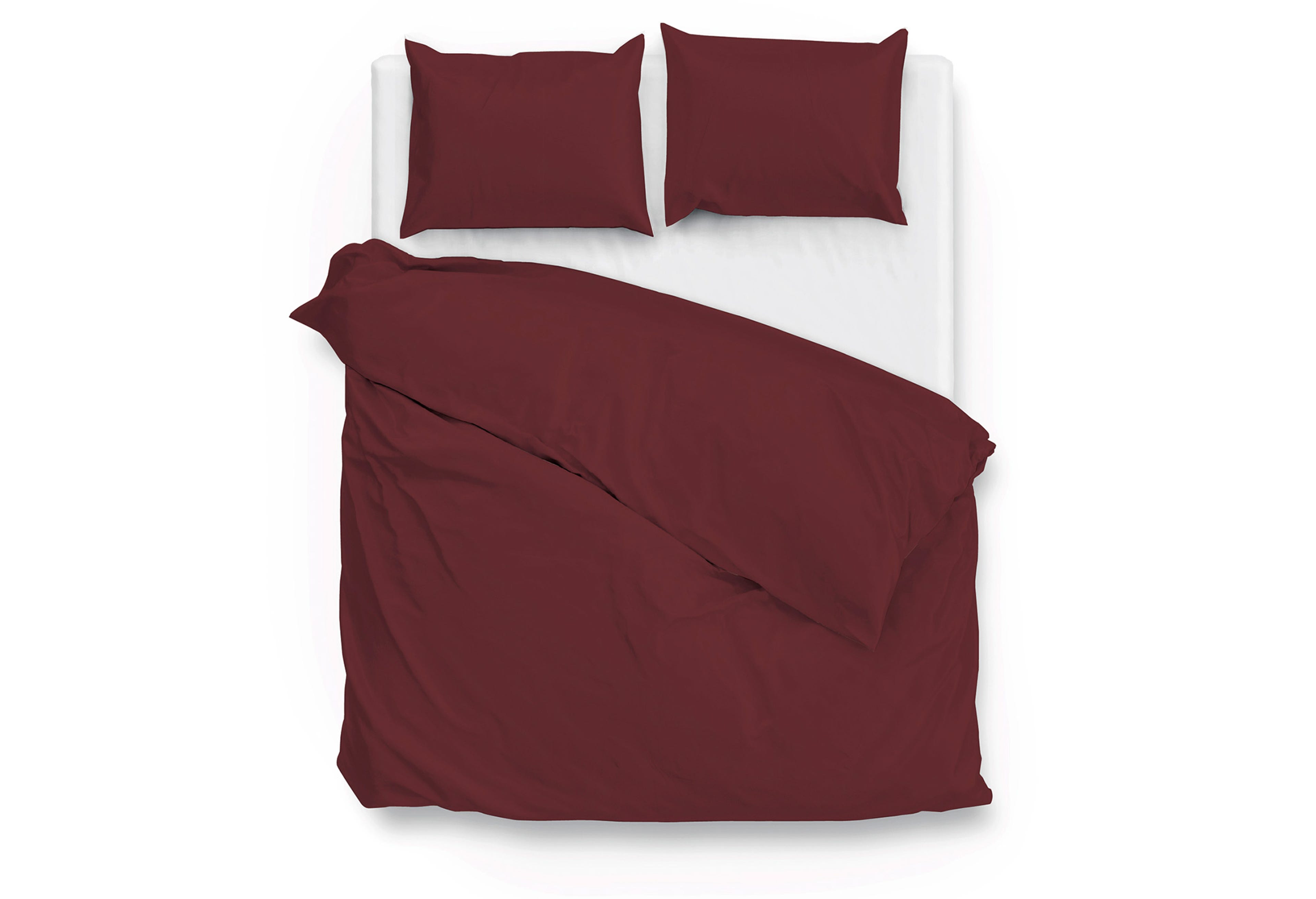 Zo!Home Satinado Dekbedovertrek Spicy Red