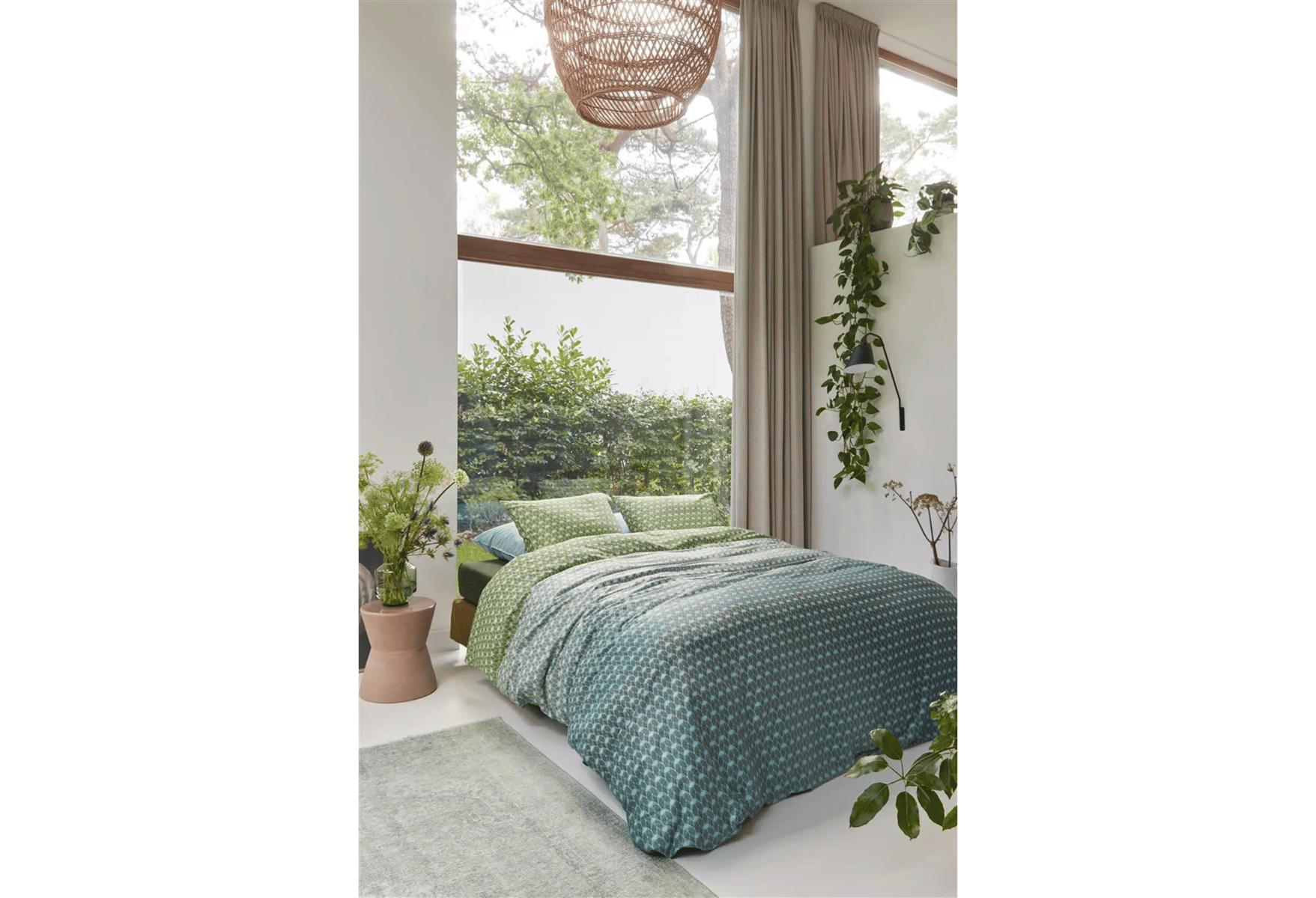 Beddinghouse Silas Dekbedovertrek Blue Green