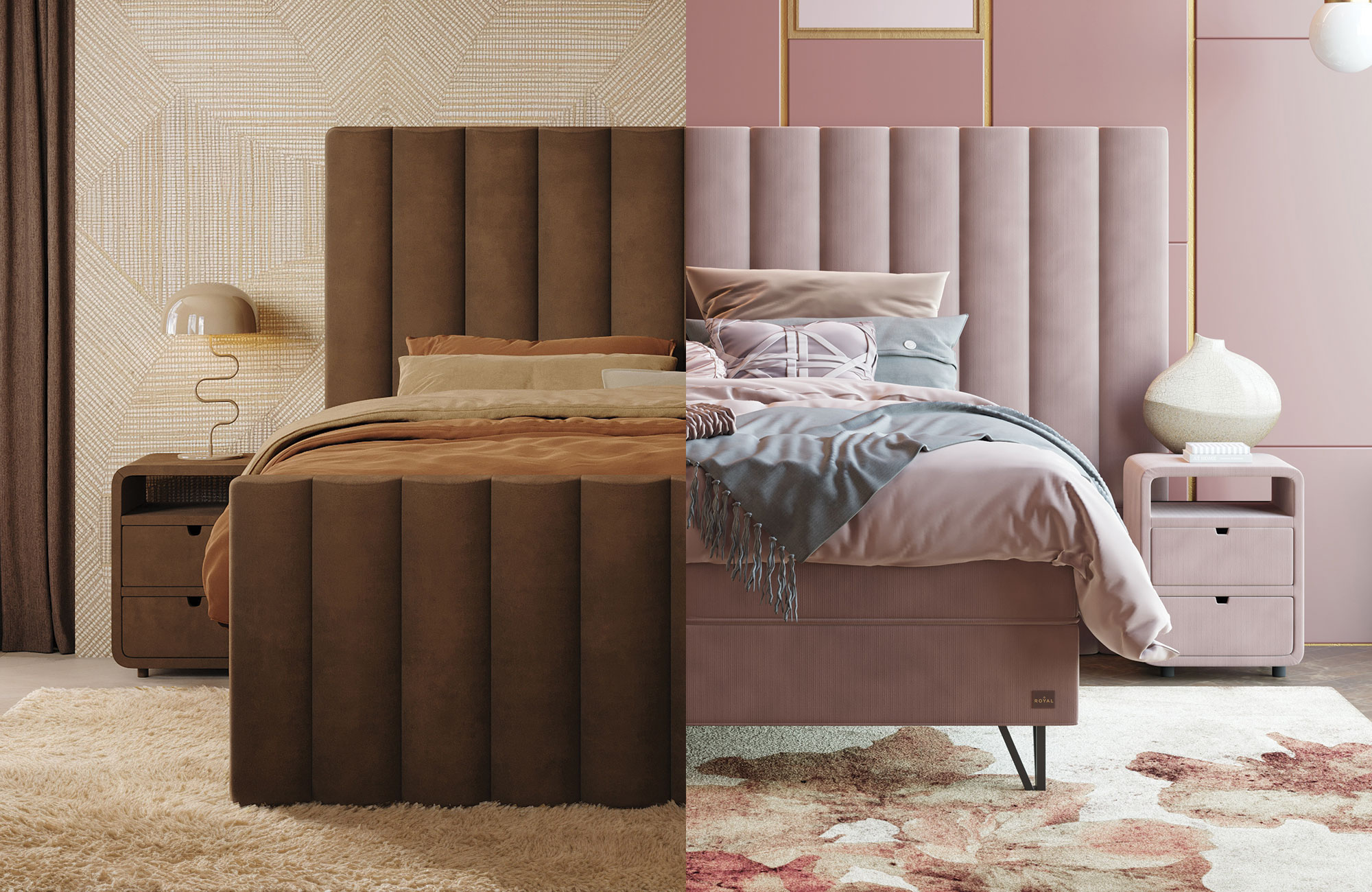 Verschillende slaapkamer stijlen