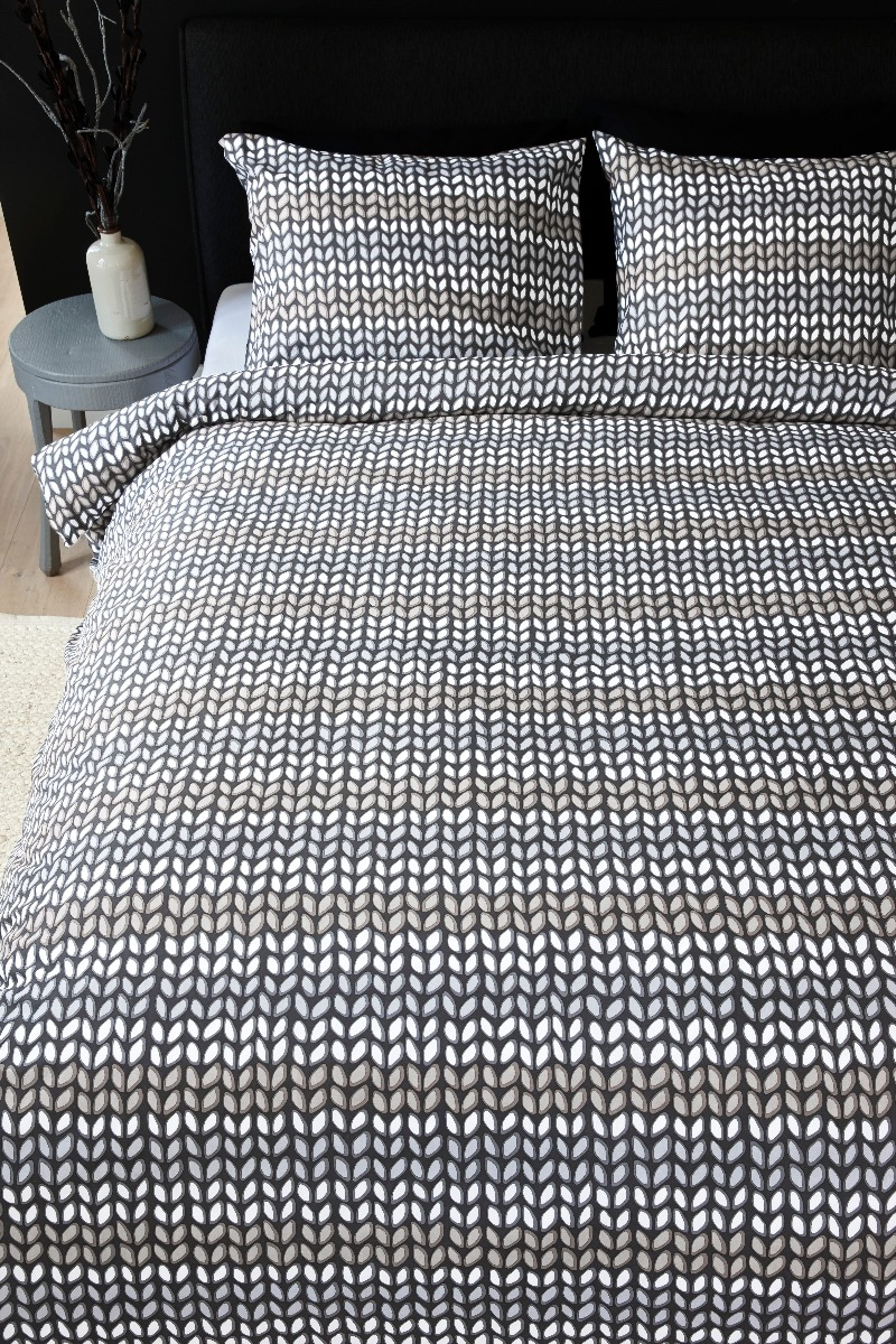 Ambiante Striped Knit Dekbedovertrek