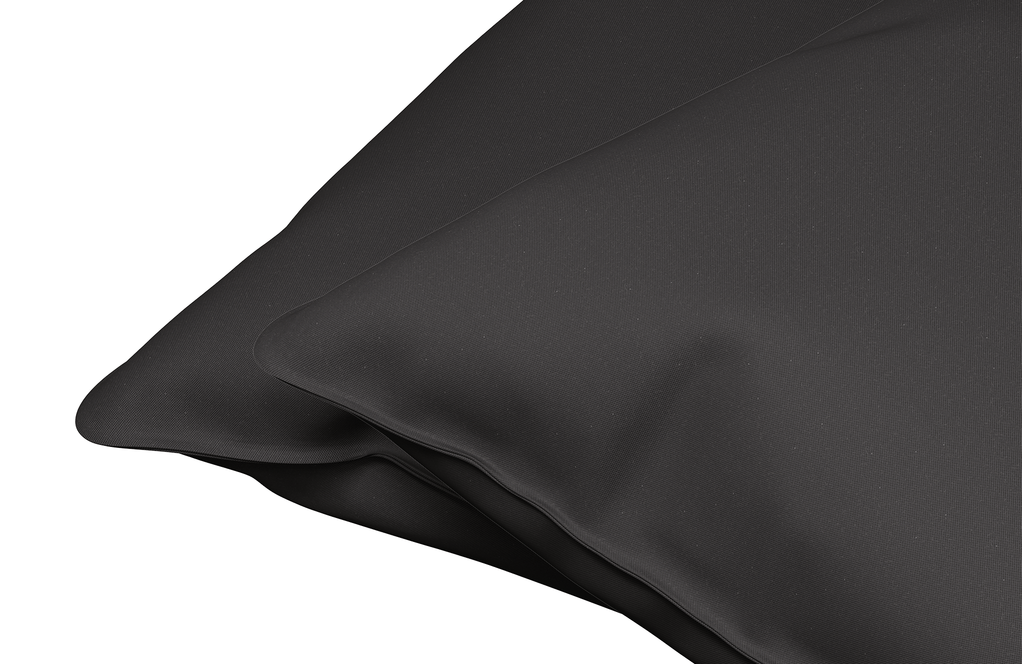 Dixxius Kussenslopen Excellent Percale Katoen Anthracite (set van 2)
