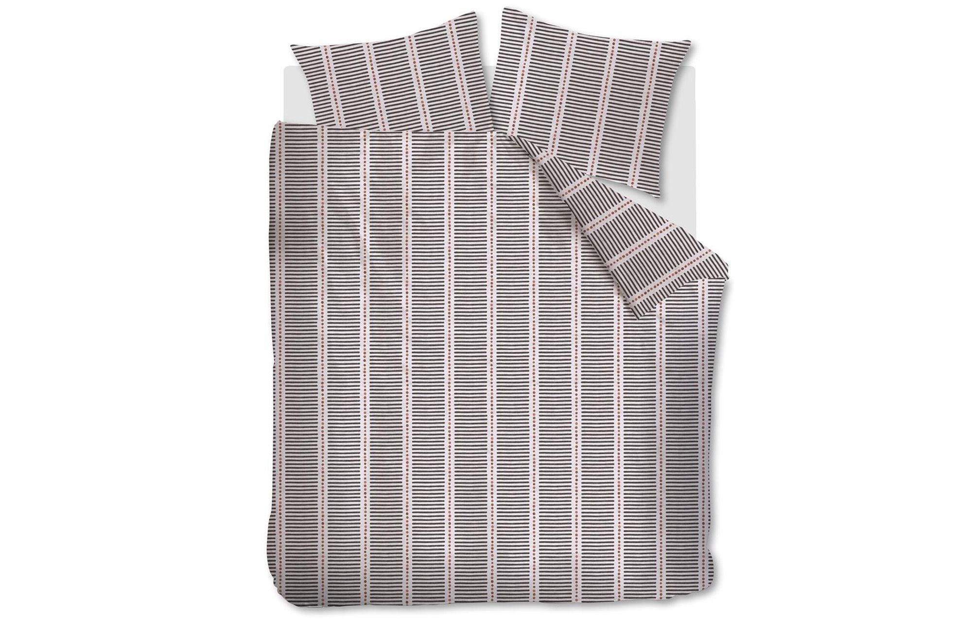 vtwonen Stip en Stripe Dekbedovertrek Blush