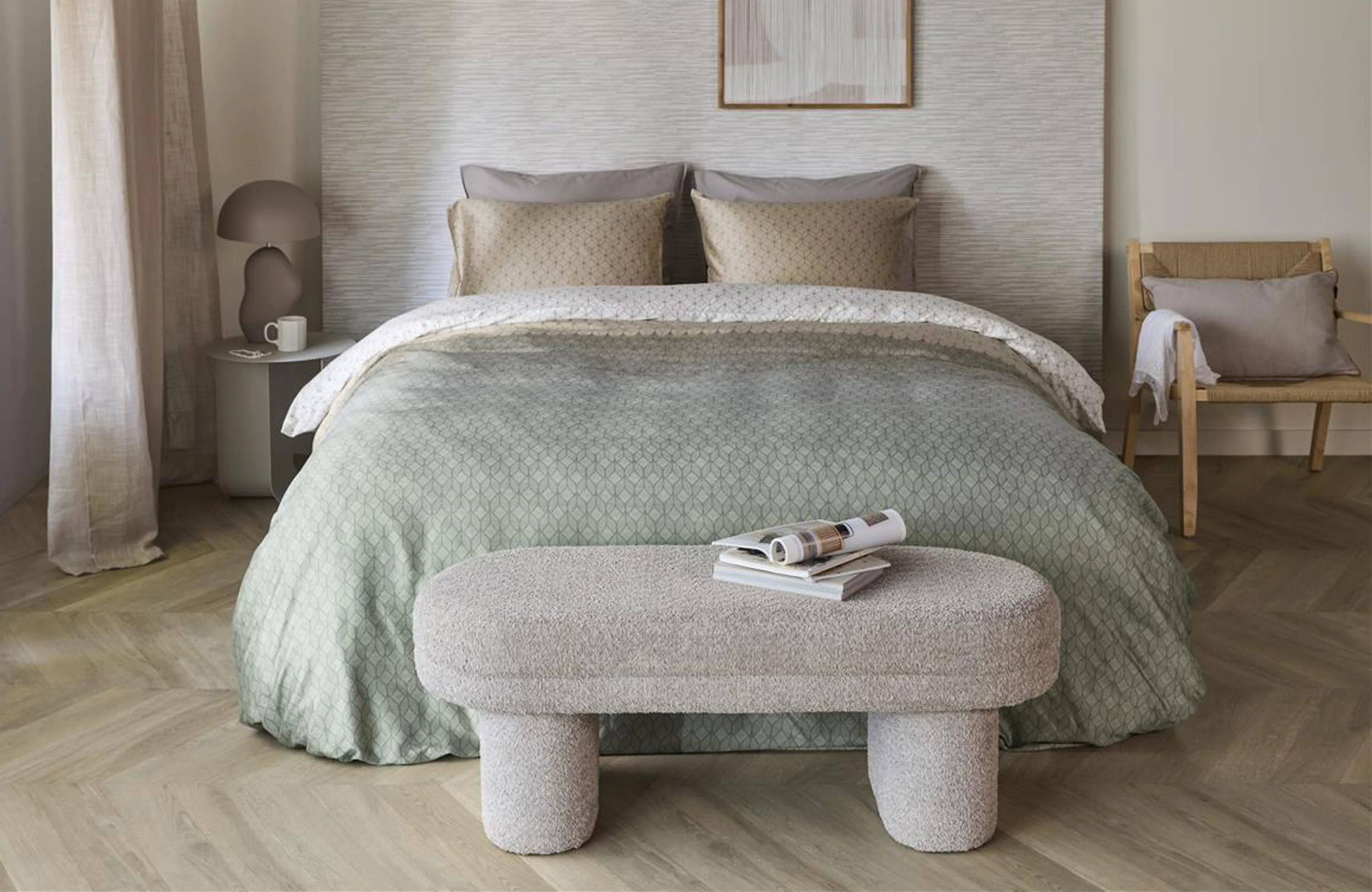 Beddinghouse Ariel Dekbedovertrek Blue Green