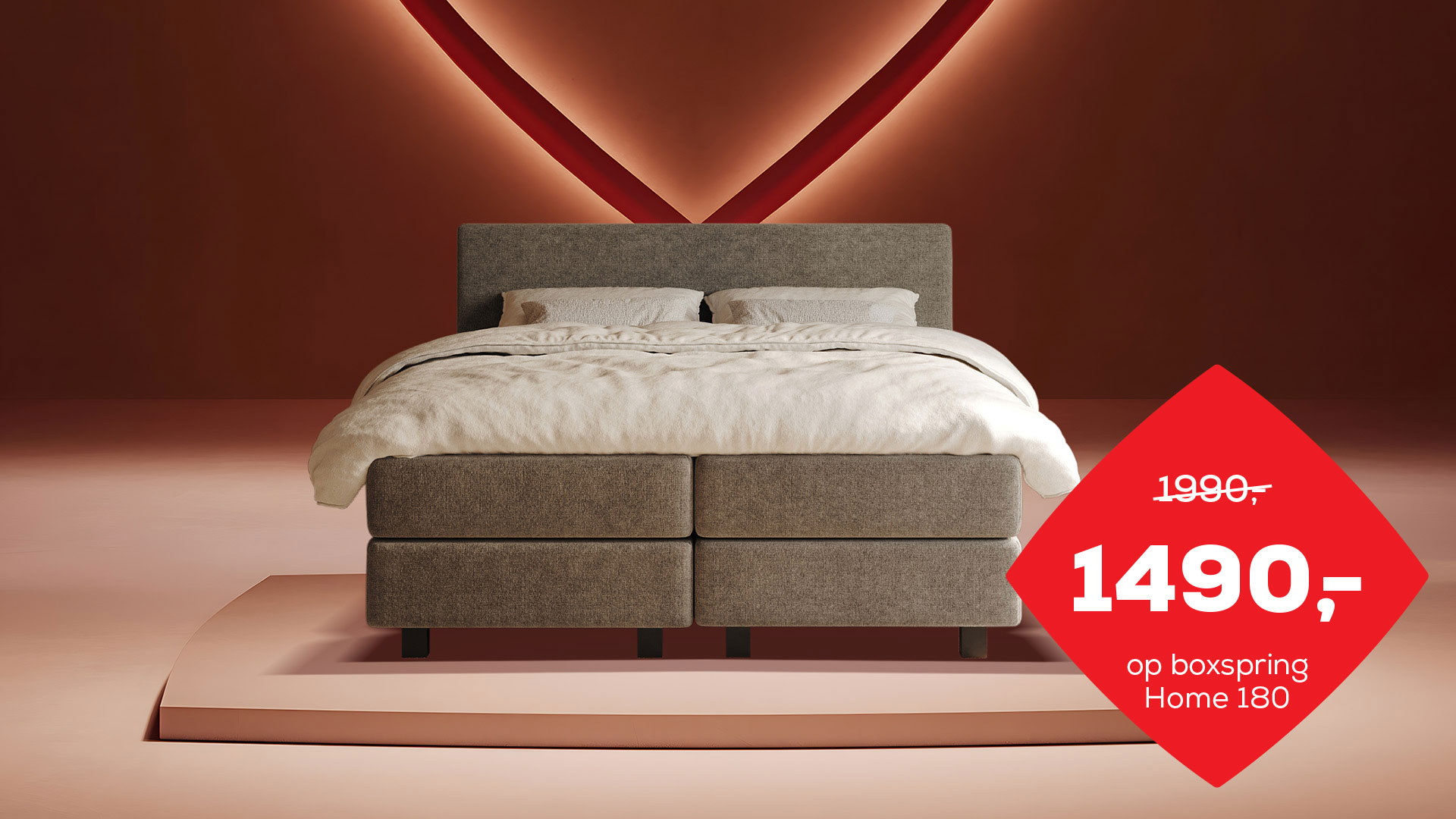 Stel Boxspring Home 180 samen