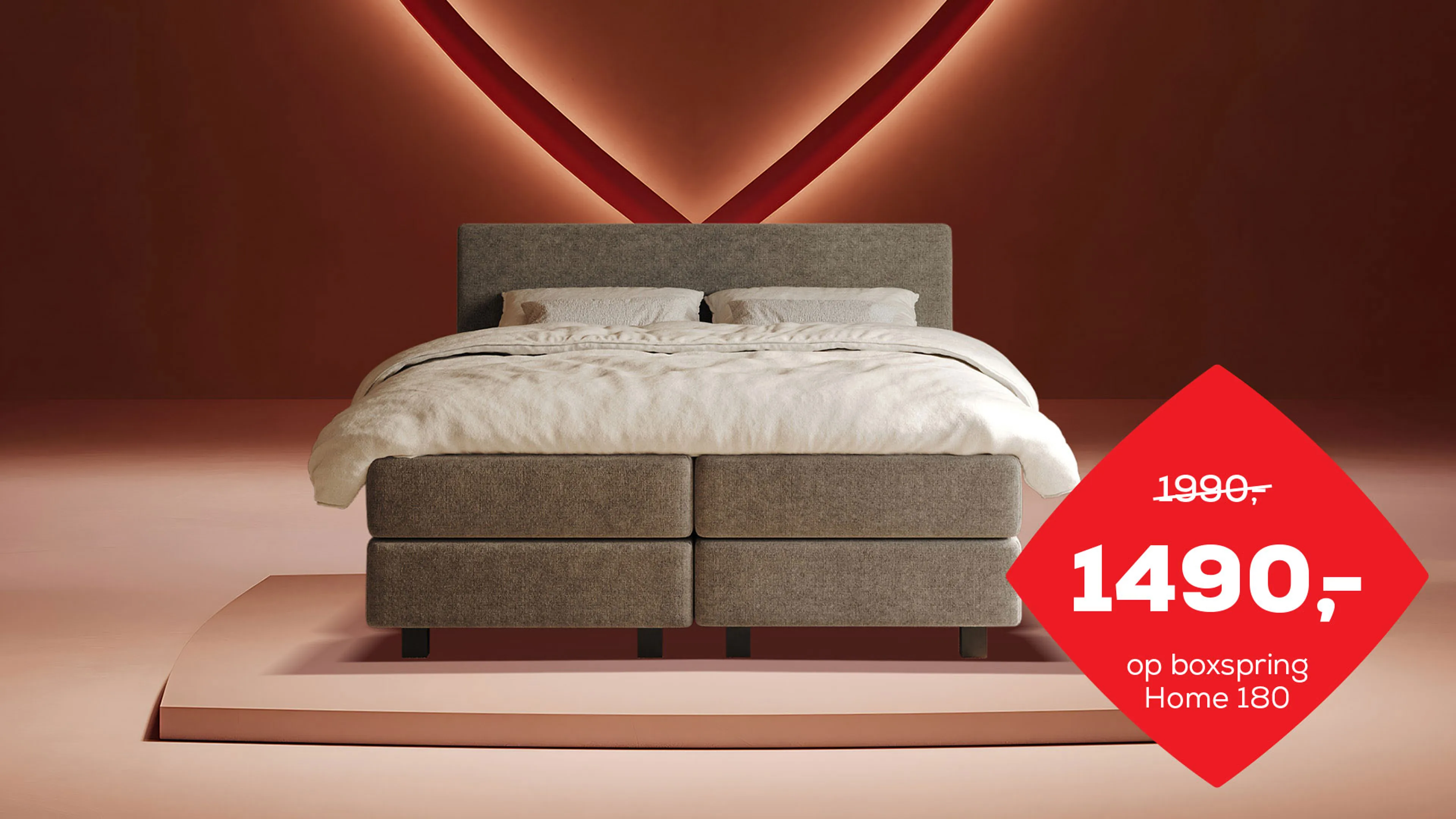 Stel Boxspring Home 180 samen