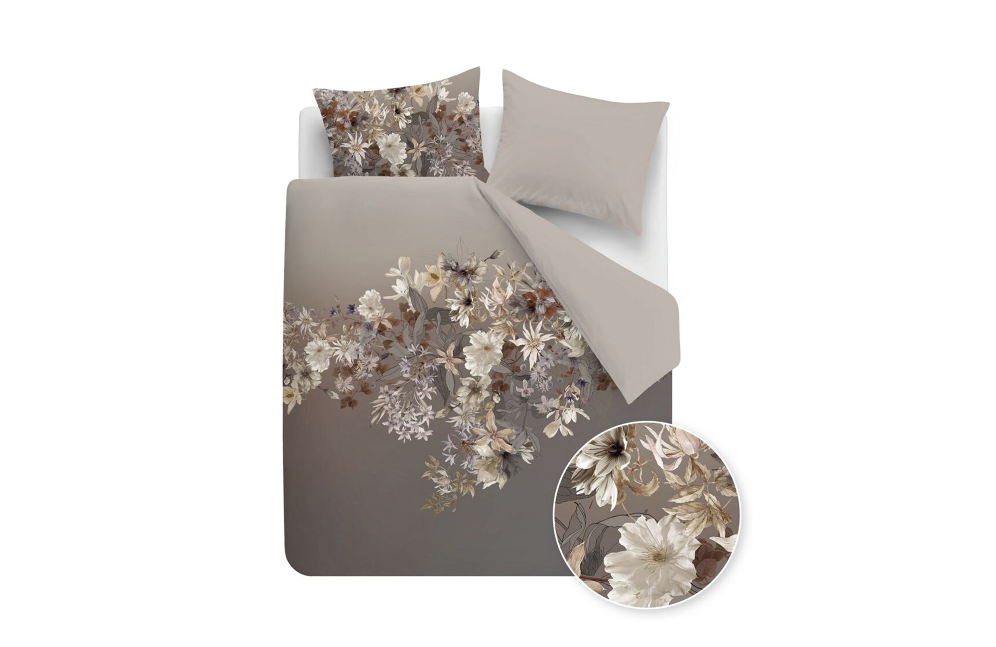 Kardol by Beddinghouse Saffron Dekbedovertrek Grey Brown