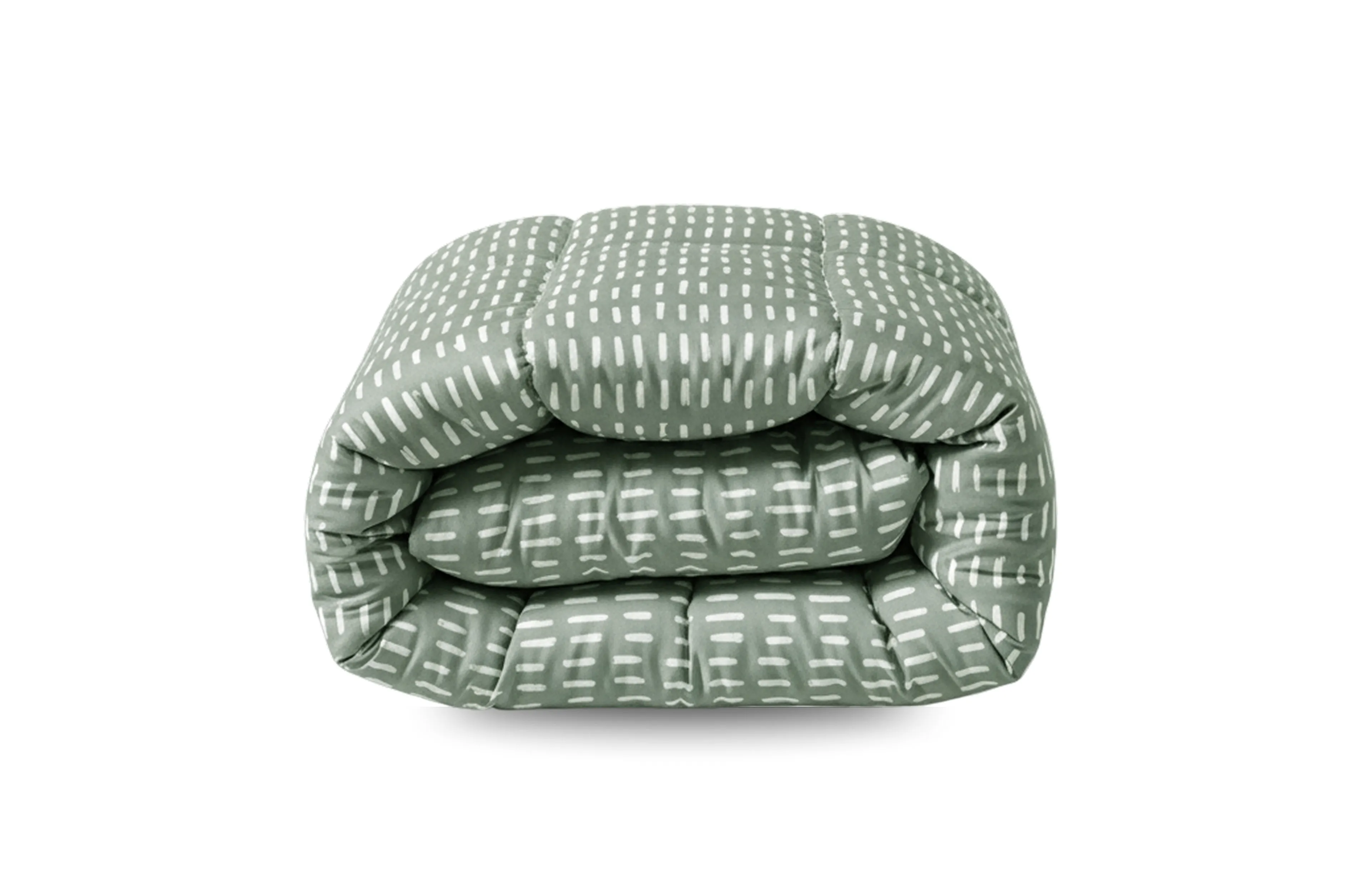 Zelesta Wonderbed Olive Stitches - Dekbed zonder overtrek