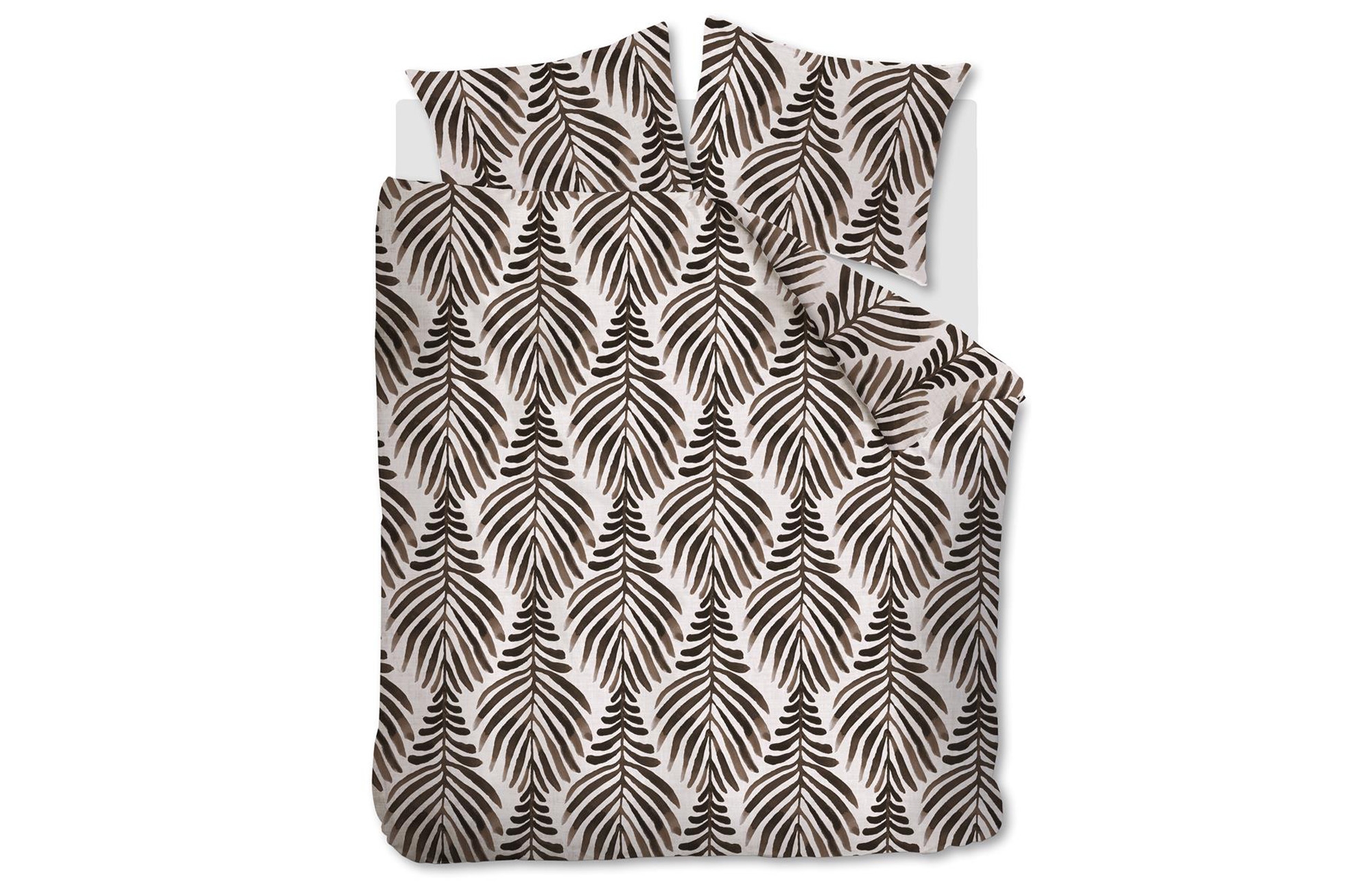 vtwonen Bold Feathers Dekbedovertrek Sand