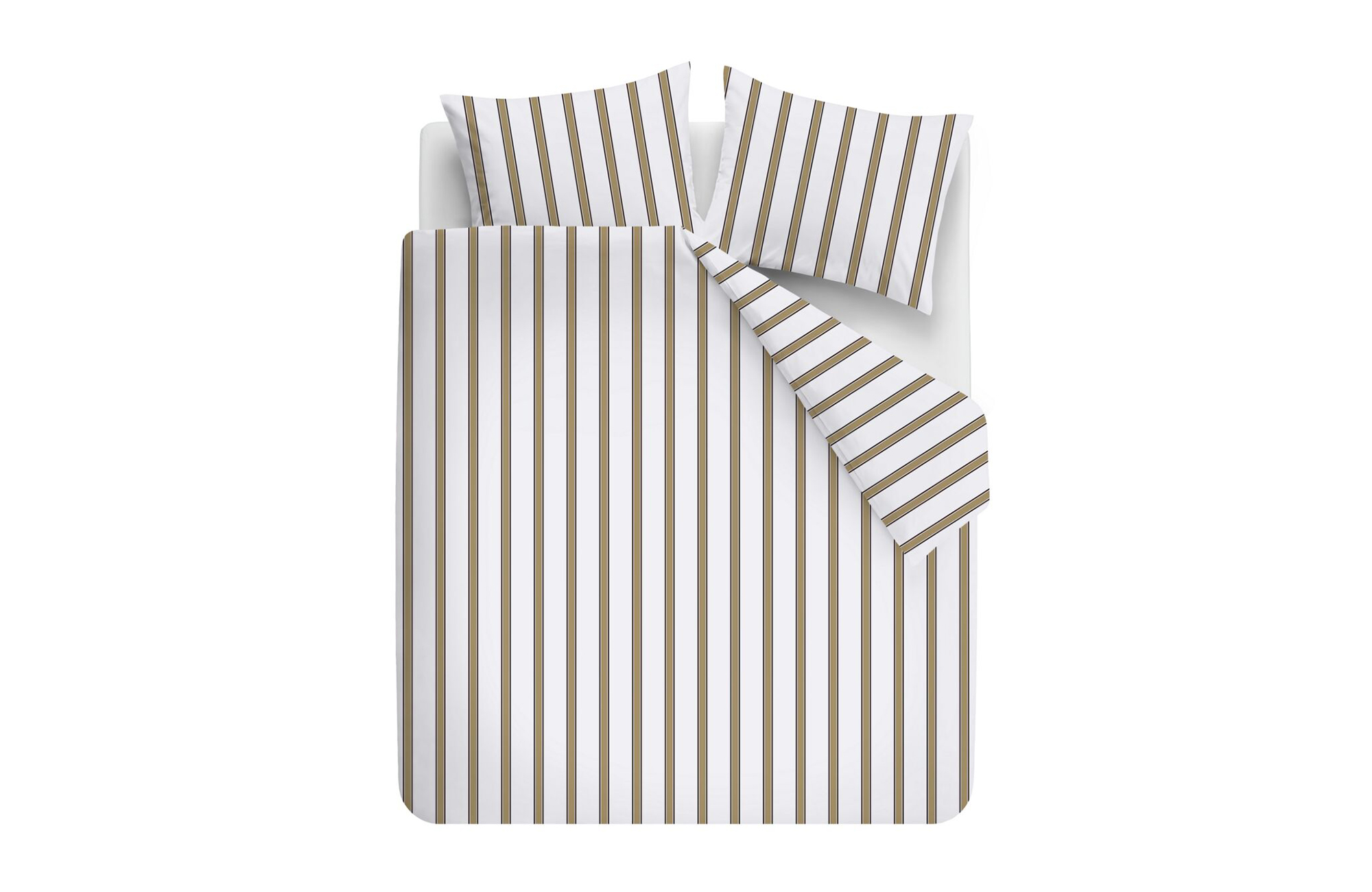 vtwonen Fun Stripe Dekbedovertrek Sand