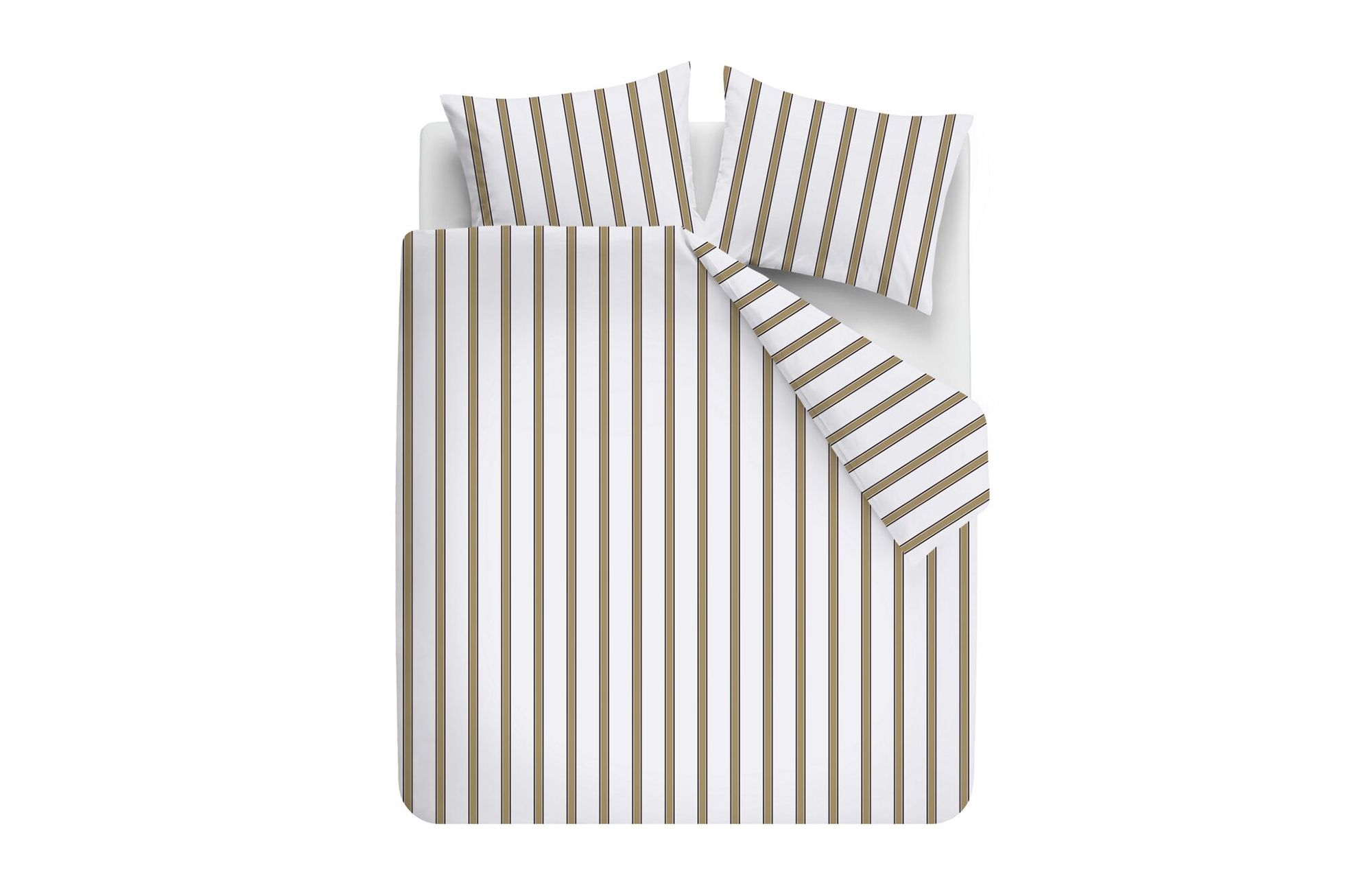 vtwonen Fun Stripe Dekbedovertrek Sand