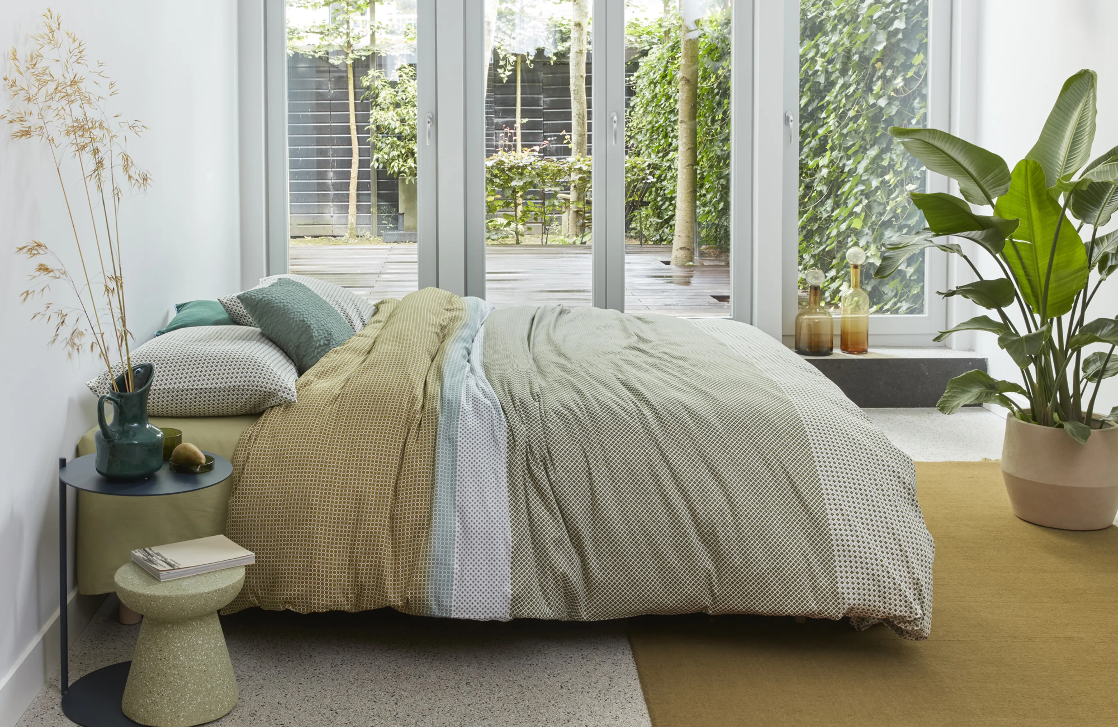 Beddinghouse Bernou Dekbedovertrek Green